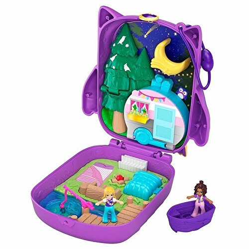 Polly Pocket и приключения Игровые наборы Сова в кемпинге GKJ47