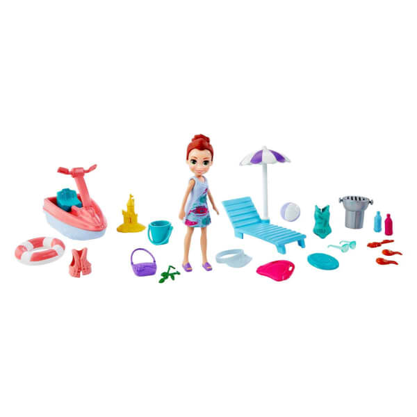 Polly Pocket Игровые наборы для пляжного развлечения GFT95 - Surf N Splash - Surf N Splash