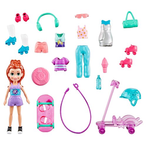 Polly Pocket Игровые наборы для спортивных игр Скейтборд тематический HDW51