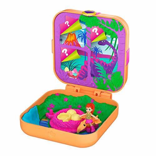 Polly Pocket Микро игровые наборы Полные сюрпризов Динозавр Дискавери GKV10