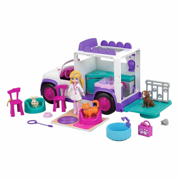 Polly Pocket Mobil Veteriner GFR04