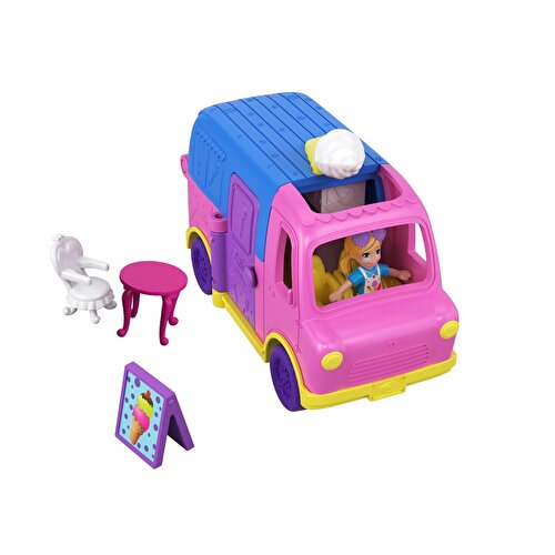 Polly Pocket Pollyville Vehicles Camping Van (GGC40)