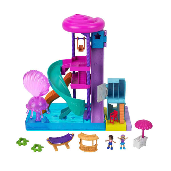 Polly Pocket Pollyville Водный парк с горкой GNG65