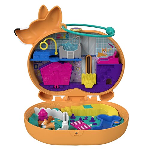 Polly Pocket Пушистый корги Компактный игровой набор GTN13