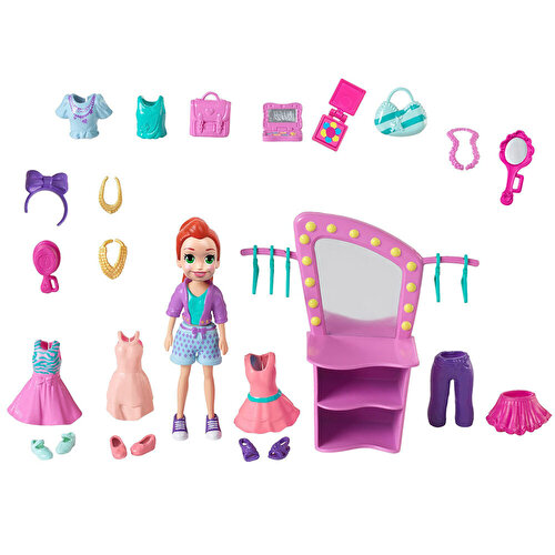 Polly Pocket Спортивные игровые наборы Fiercely Fab Studio (GBF87)