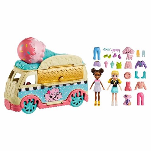 Polly Pocket Tiny Delights Грузовик с мороженым HHX77