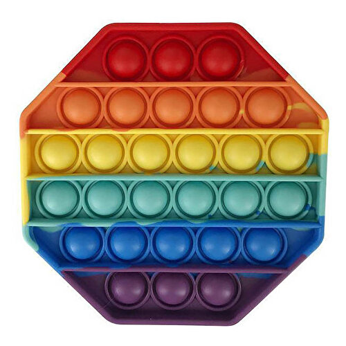 Pop It Game Octagon Rainbow