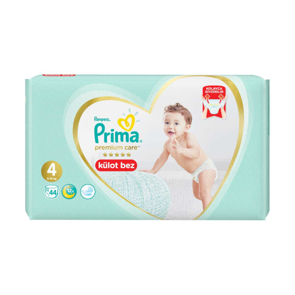 Prima Premium Care 44 Трусики Детские подгузники Maxi 4 Размер 9-15 кг