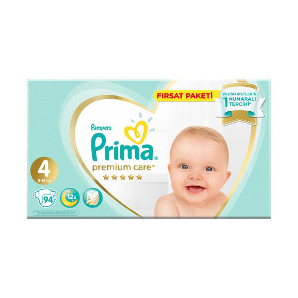 Prima Premium Care 94 Детские подгузники Maxi 4 Размер 9-14 кг Возможность упаковки