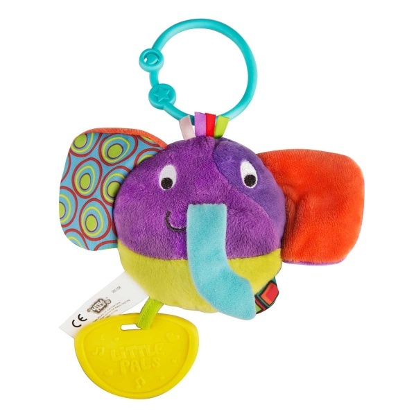 Прорезыватель Winfun Plush Rattle Elephant Teether