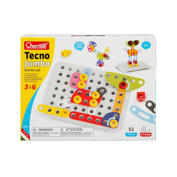 Quercetti Tecno Jumbo Starter Set 52 Pieces