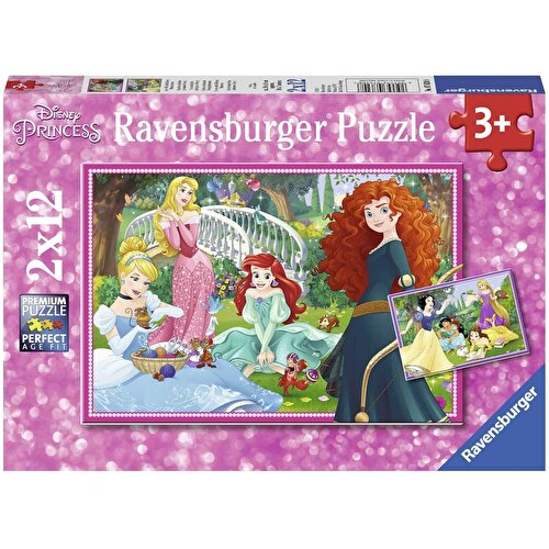 Ravensburger 2x12 Piece Puzzle Disney Princesses World