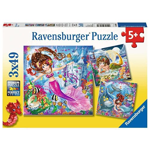 Ravensburger 3x49 Piece Puzzle Walt Disney Mermaid