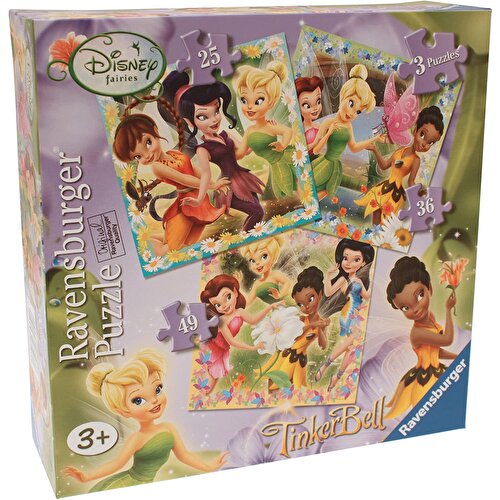 Ravensburger Disney Fairies 3 Puzzle Tek Kutuda