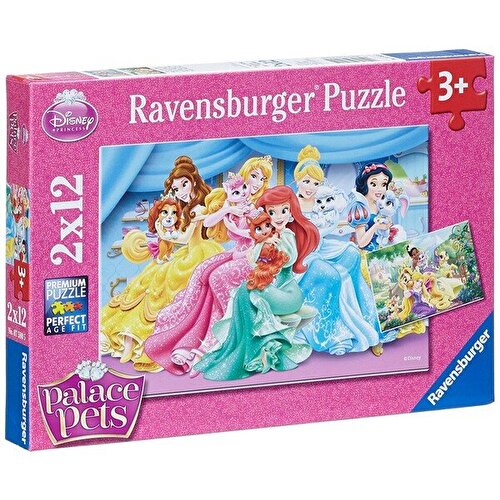 Ravensburger Пазл 2x12 частей Домашние животные