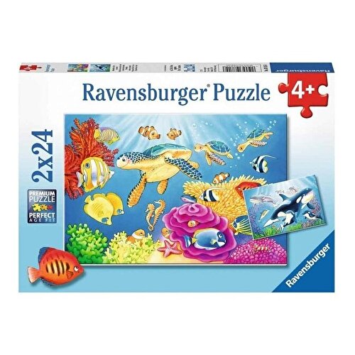 Ravensburger Пазл 2x24 детали Под водой