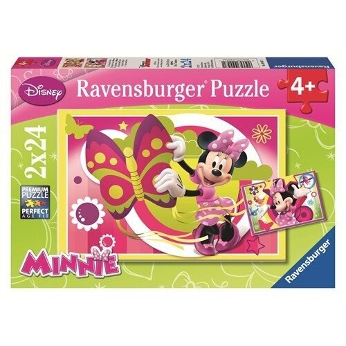 Ravensburger Пазл 2x24 кусочка Один день с Минни