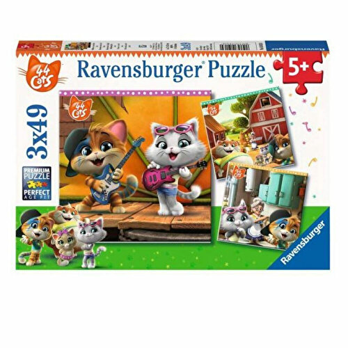 Ravensburger Пазл 3x49 деталей 44 кошки