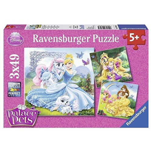 Ravensburger Пазл 3x49 деталей Белль Золушка Рапунцель