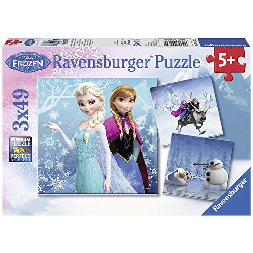 Ravensburger Пазл 3x49 деталей Disney Frozen Зимнее приключение