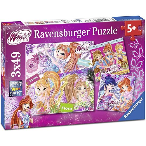 Ravensburger Пазл 3x49 деталей Winx