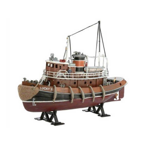 Revell 1:108 Harbour Tug Model Set Ship 65207