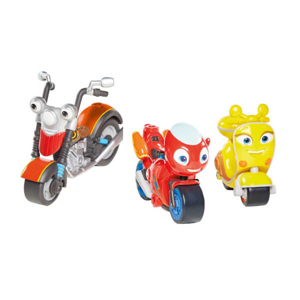 Ricky Zoom 3-Pack Motorbike Buddies Adventure Pack TRZ20029 - Maxwell & The Bike