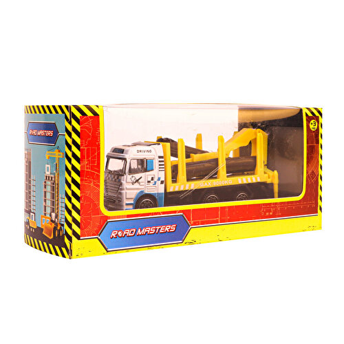 Road Masters Die Cast Yellow Freight Truck