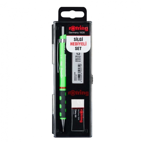 Rotring Tikky Versatil School Set 0.7 Neon Green