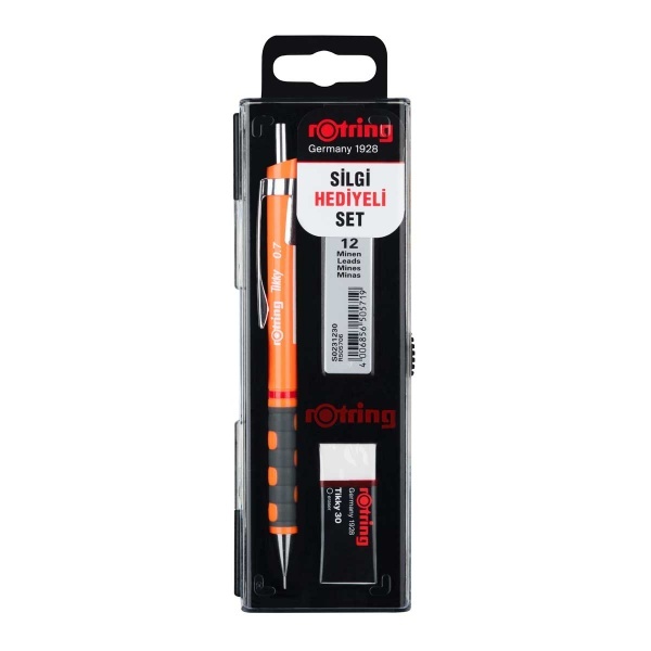 Rotring Tikky Versatil School Set 0.7 Neon Orange