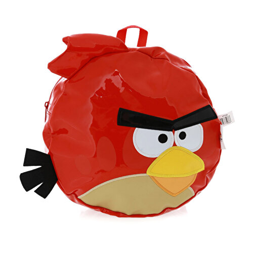 Рюкзак из лакированной кожи Angry Birds 3D Red