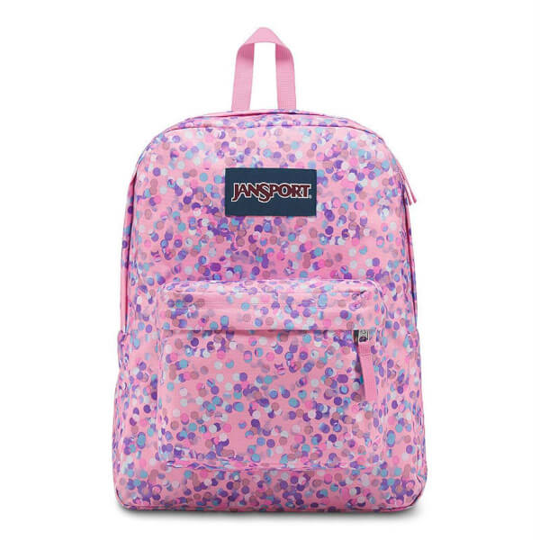 Рюкзак Jansport Superbreak Pink Sparkle Dot Backpack 3114