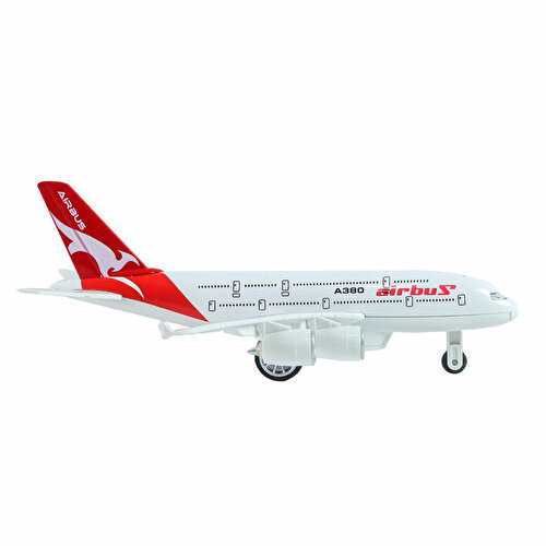 Самолет Airbus со звуковой подсветкой Diecast Red