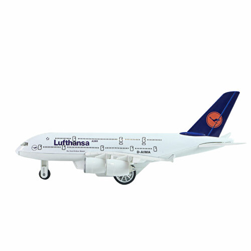 Самолет Lufthansa со звуковой подсветкой Diecast Blue