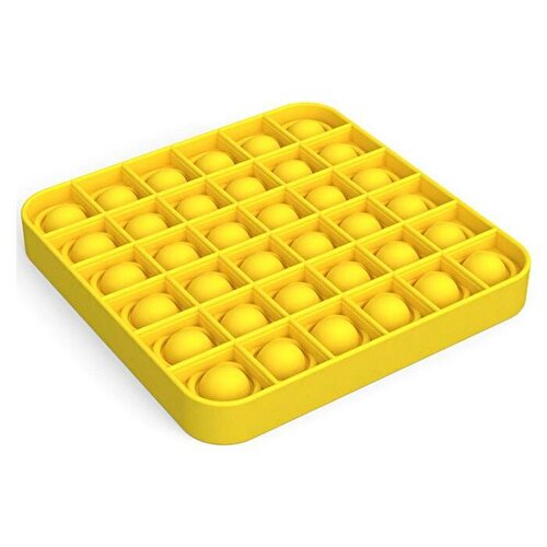 Сенсорная игрушка Pop It Special Pop Stress Square Yellow