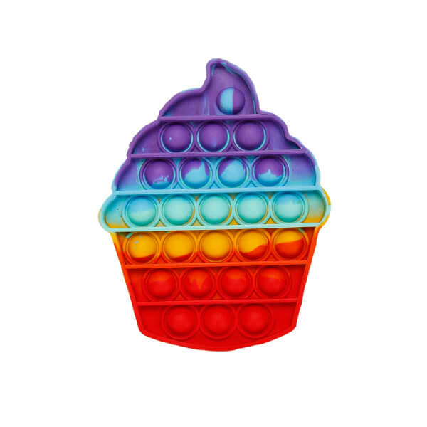 Сенсорная игрушка Push Pop Bubble Pop It Custom Pop Ice Cream Rainbow Colourful