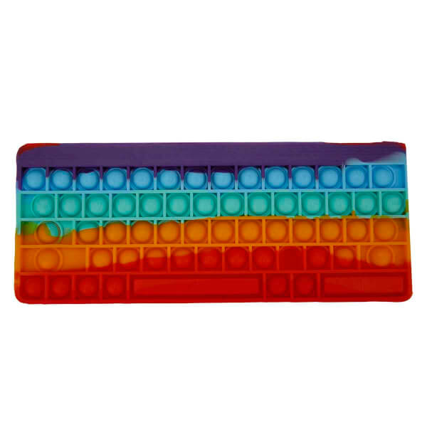 Сенсорная игрушка Push Pop Bubble Pop It Custom Pop Keyboard Rainbow Colourful