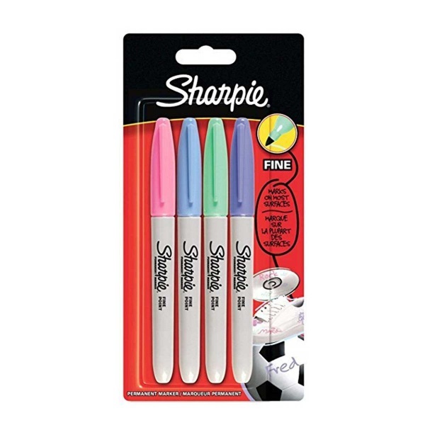 Sharpie Fine Permanent Marker Kalem 4'lü Pastel Renkler