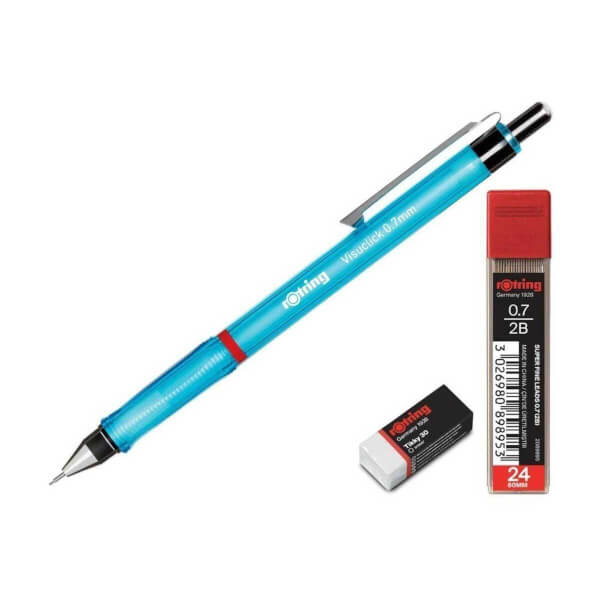 Школьный набор ручек Rotring Visuclick Versatil 0,7 синий