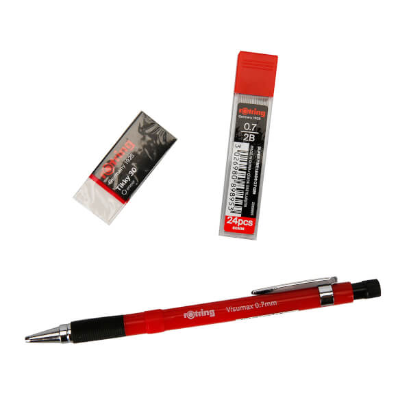 Школьный набор ручек Rotring Visumax Versatil 0,7 красный