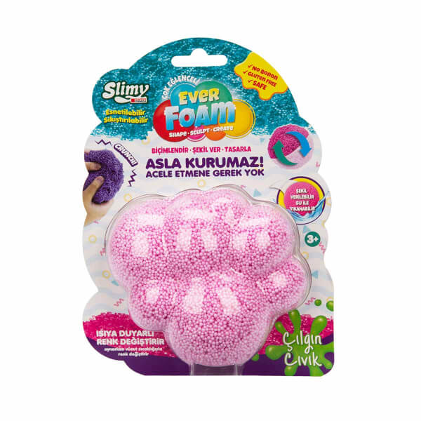 Slimy Ever Foam Colour Changing Slime - Pink