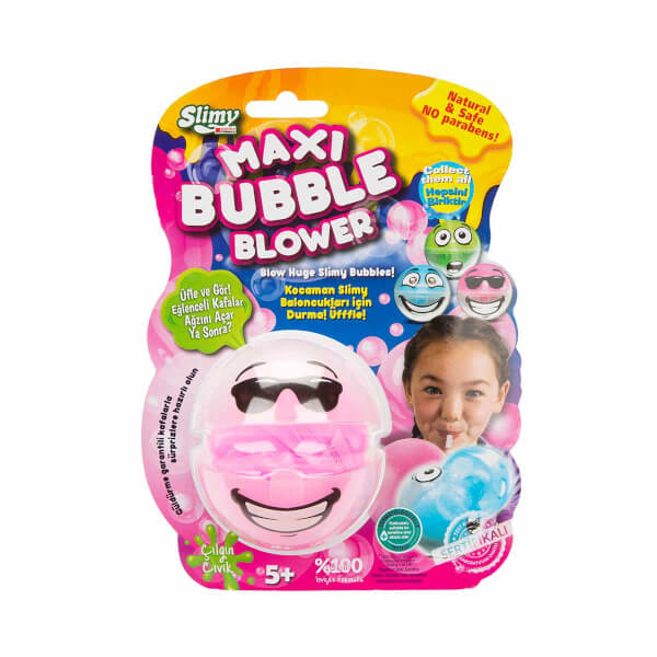 Slimy Maxi Bubble Blower Funny Slime - розовый