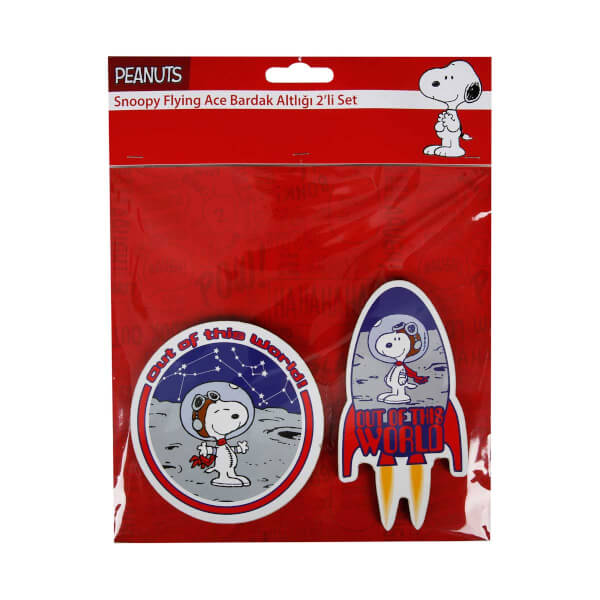 Snoopy Flying Ace Coaster Set of 2