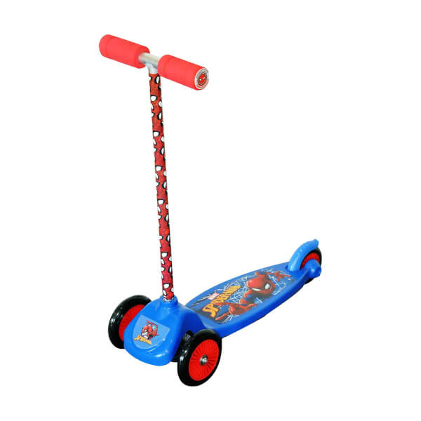 Spiderman 3 Wheel Twist-Roll Scooter