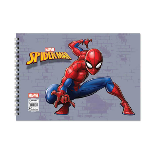 Spiderman Picture Book - Серый блокнот