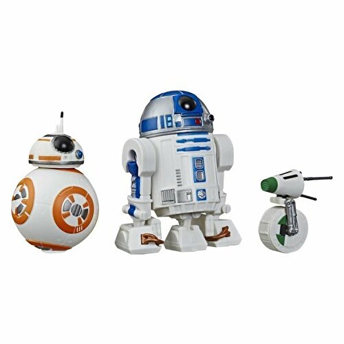 Star Wars Galaxy of Adventures 3-Piece Droid Figure (R2-D2. BB-8. D-O)