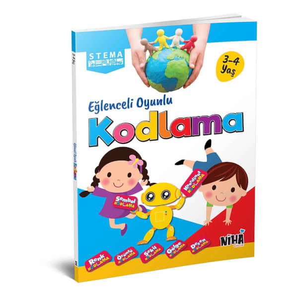 Стема Книга кодирования с веселыми играми 3-4 лет