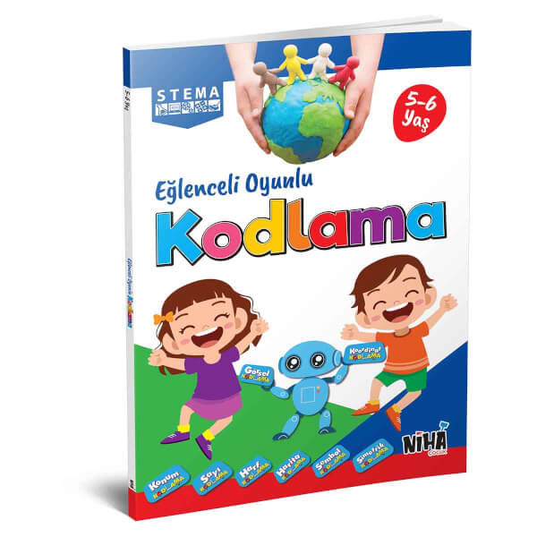 Стема Книжка с кодами и веселыми играми 5-6 лет