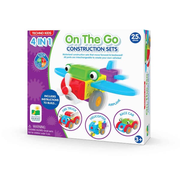 Строительный набор 4 в 1 On The Go Stem Construction Set