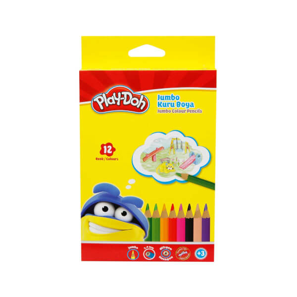 Сухие краски Play Doh Jumbo 12 цветов